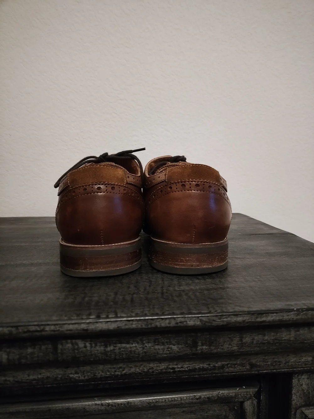 Florsheim Classic Brown Leather Wingtip Oxford Shoes - Men's Dress Lace-Ups